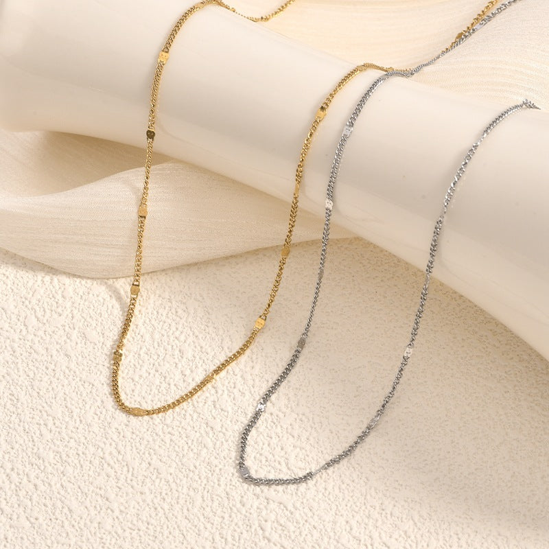 Chain Personality Female Titanium Steel Direct Necklace