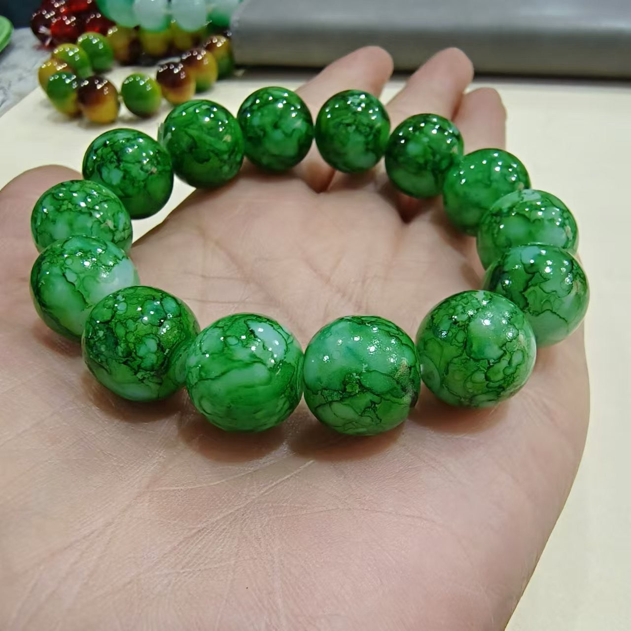 High Ice Transparent Chinese Style National Bracelet