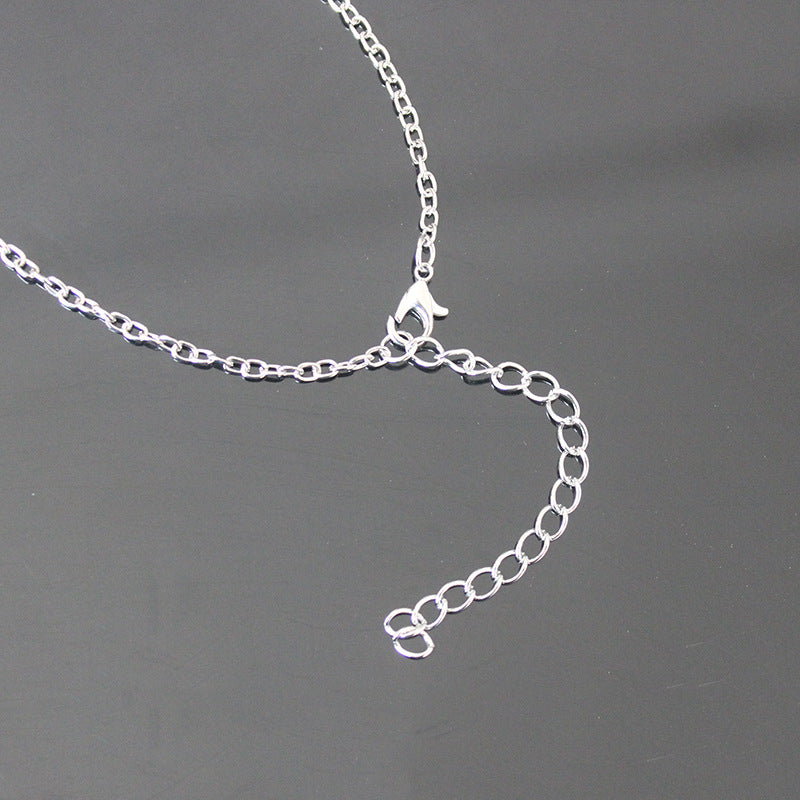 Sky Twee Constellation Glass Ball Time Stone Patch Necklace