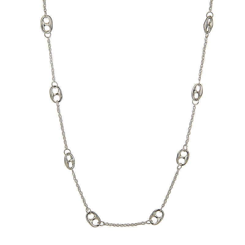 Women's Pull Design Sense Niche Retro Personality Minimalism Sweater Necklaces