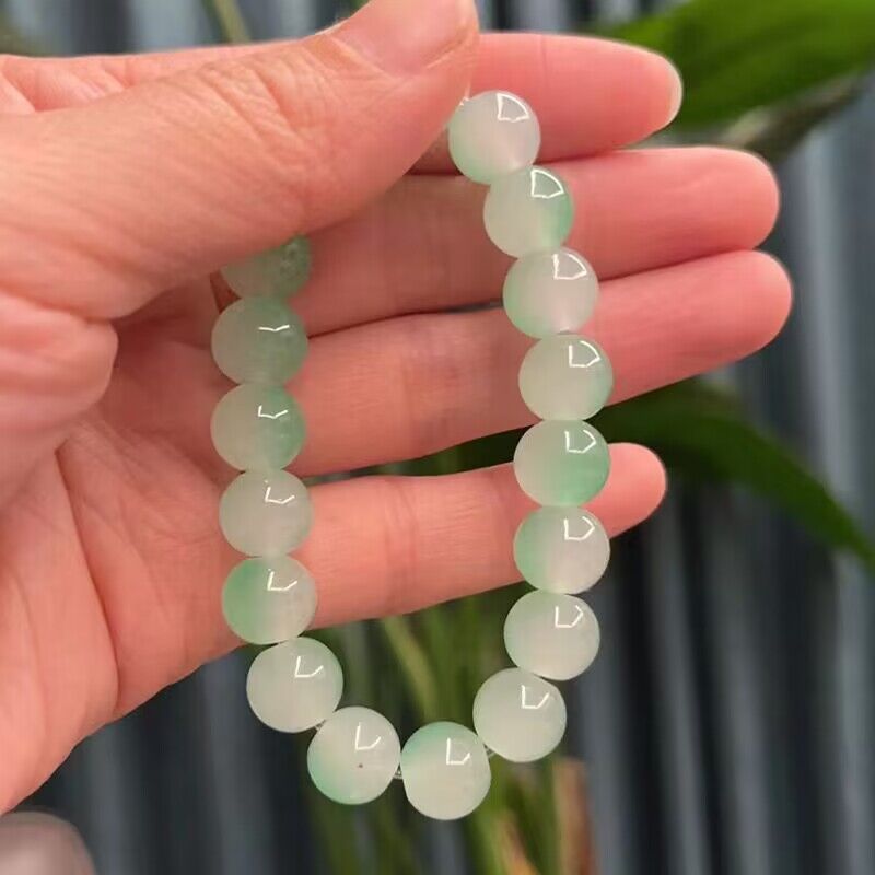 Transparent Gradient Color Hand Catenary Plate Jelly Beads Imitation Bracelet
