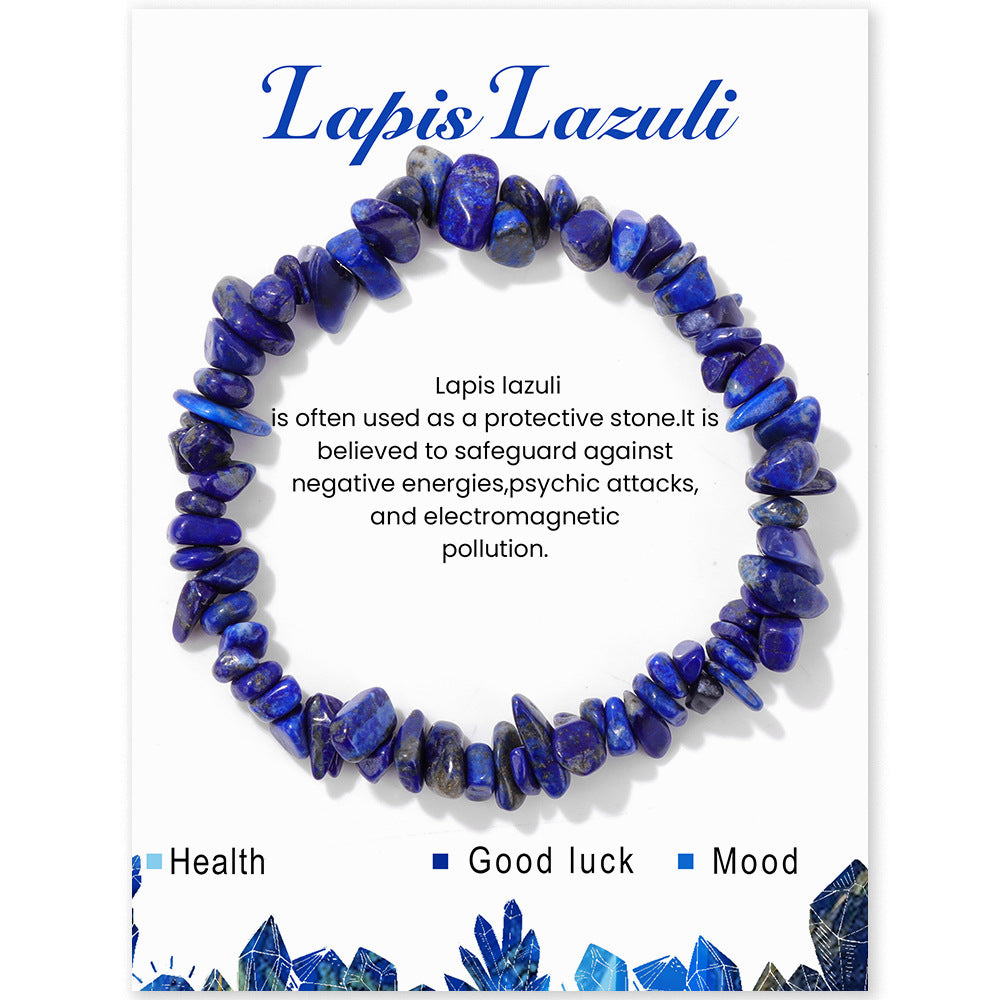 Women's Natural Stone Chain Simple Cute Color Bracelets