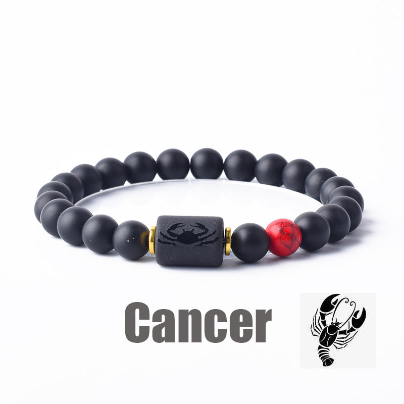 Constellation Natural Stone Beaded Twee Tigereye Bracelet