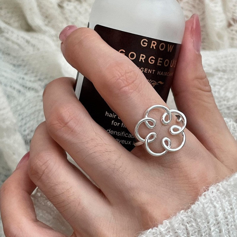 Women's Style Design High-grade Sense Adjustable Opening Light Ring