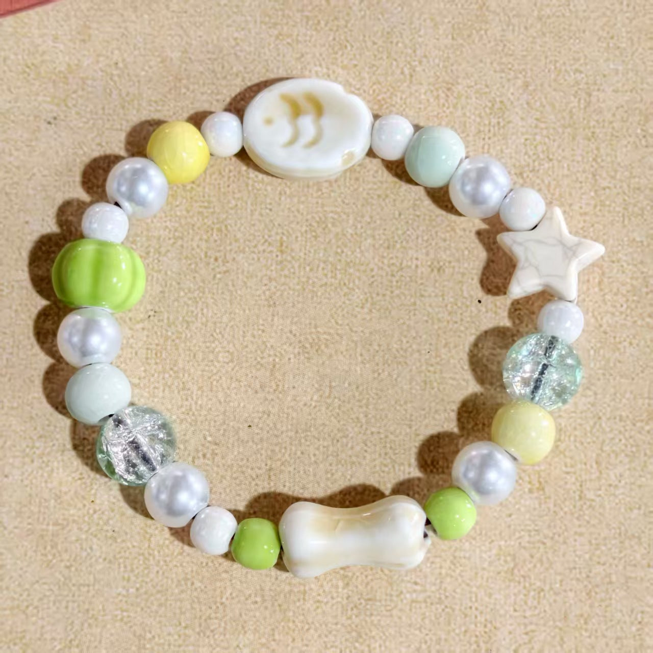 Alloy Ceramic Ethnic Style Single Handmade Filament Bracelet