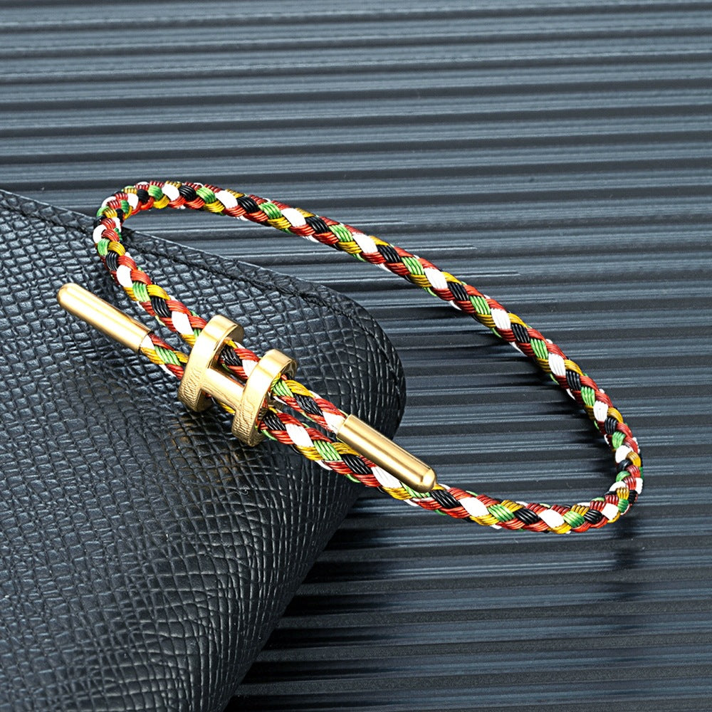 Hard Gold Accessories Carrying Strap Lucky Bracelets