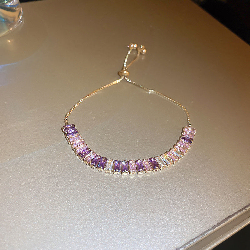 Women's Oval Leaf Small Fresh Gentle Temperament Light Luxury High Sense Bracelet