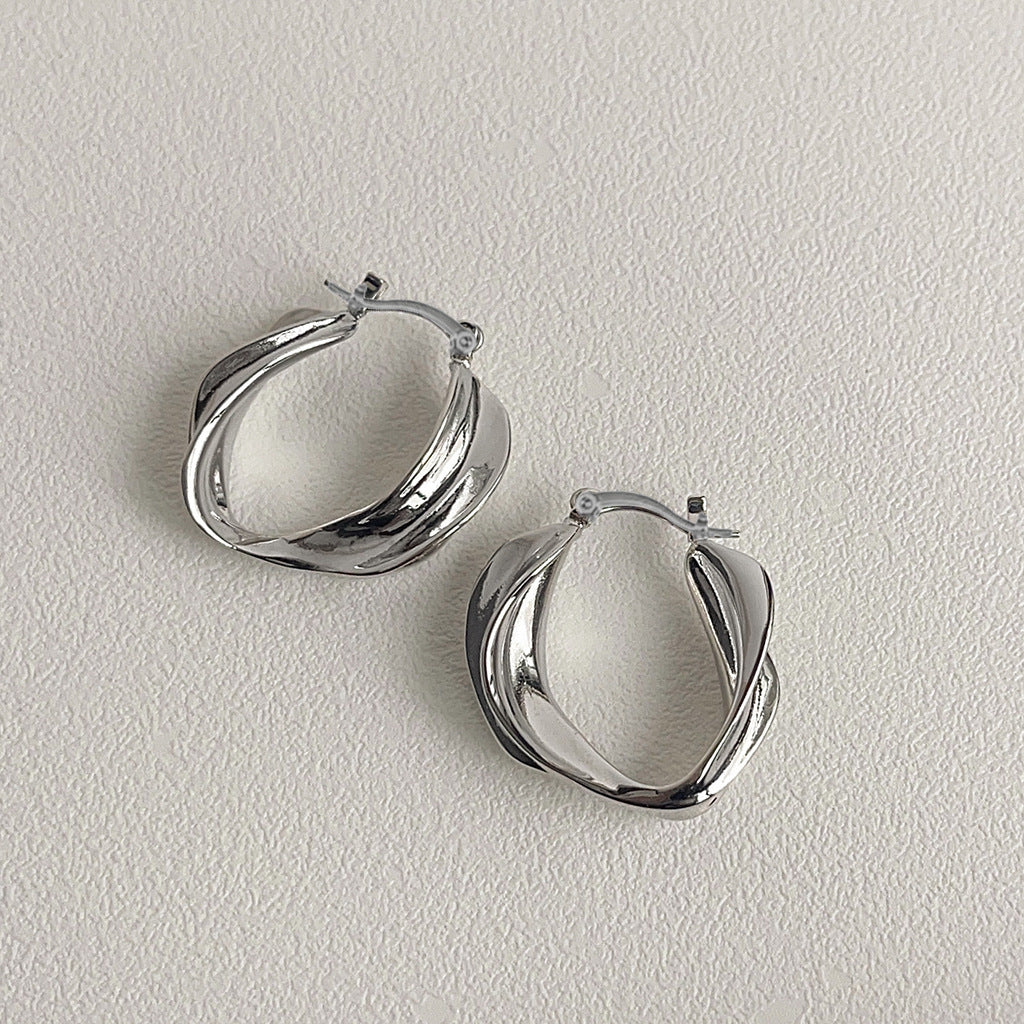 High-grade Minimalist Style Personality Fashion Circle Earrings