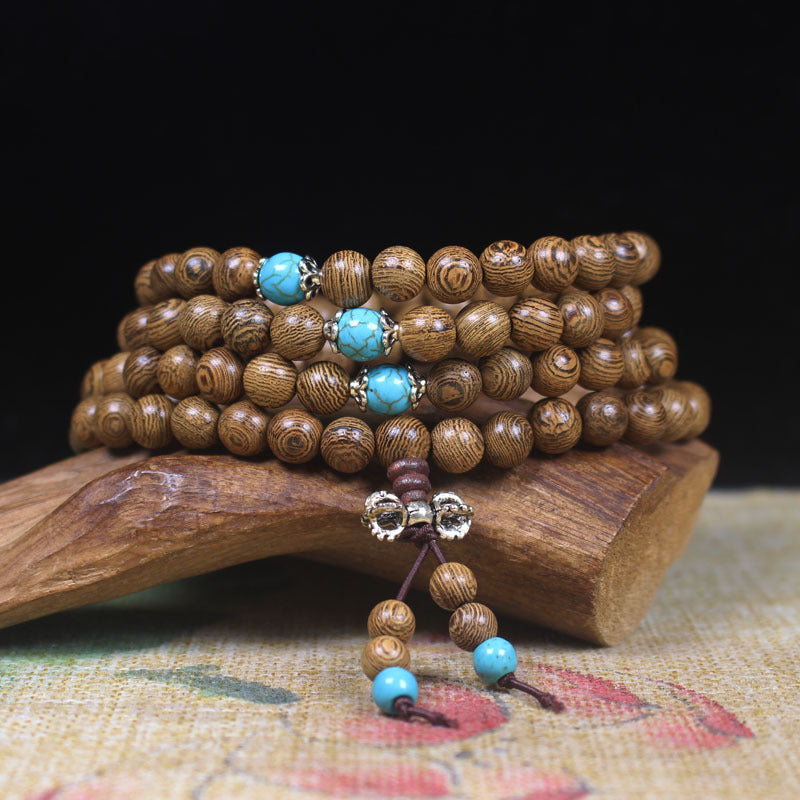 Door Frame Plus Spacer Beads Rosary Wooden Bracelet