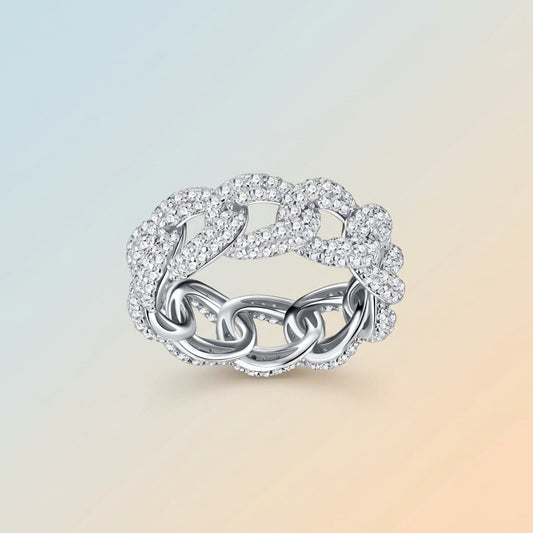 Women's Chain Does Not Fade Light Luxury Minority Design Sense High Ring