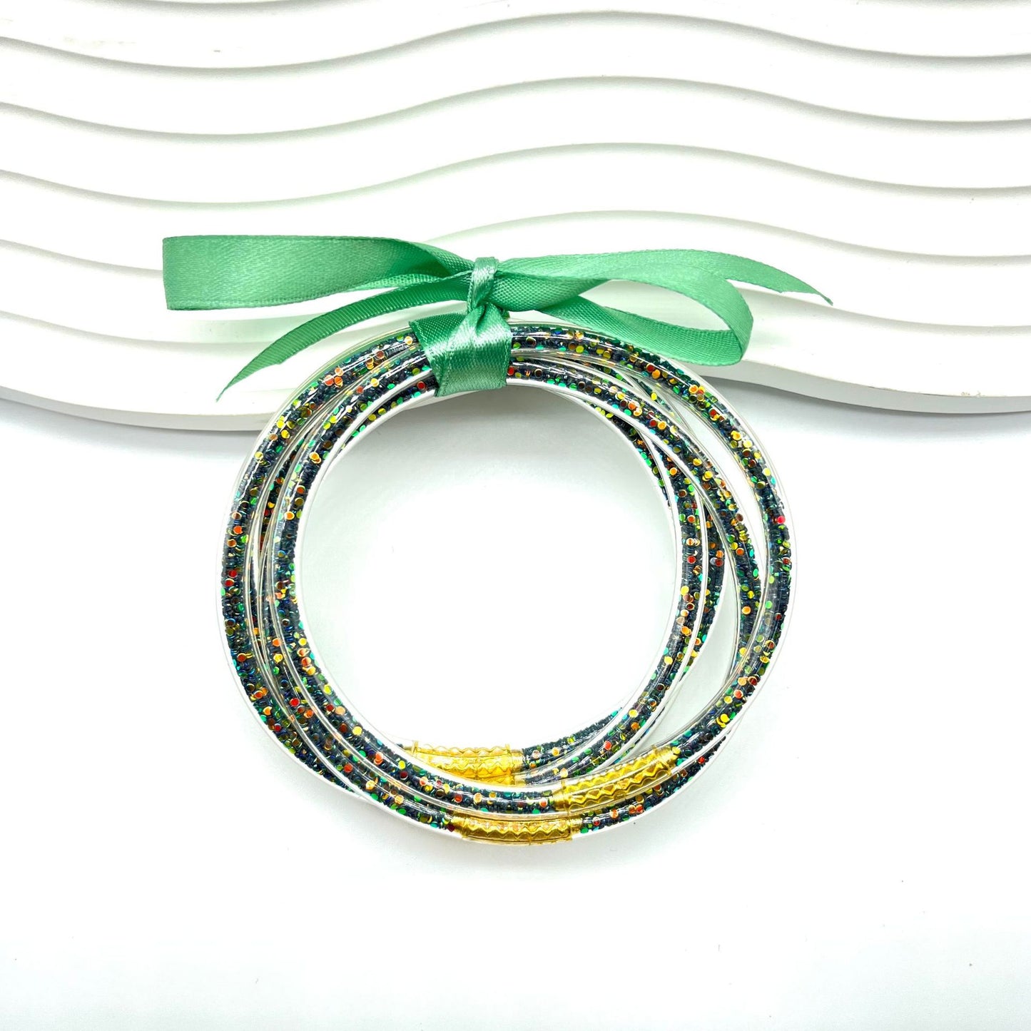 Glamorous Fashion Silicone Bright Simple Couple Bracelets