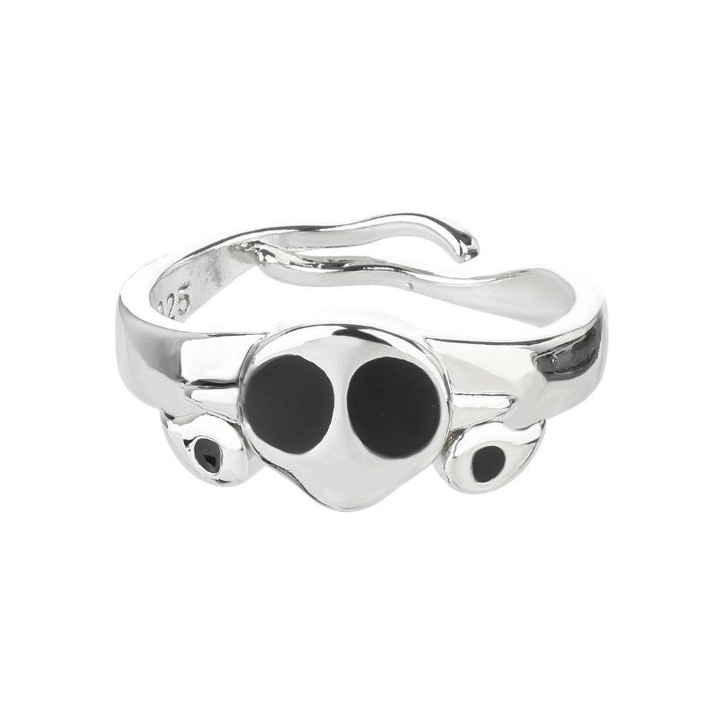 Women's & Men's Anime Flower Adjustable Ring