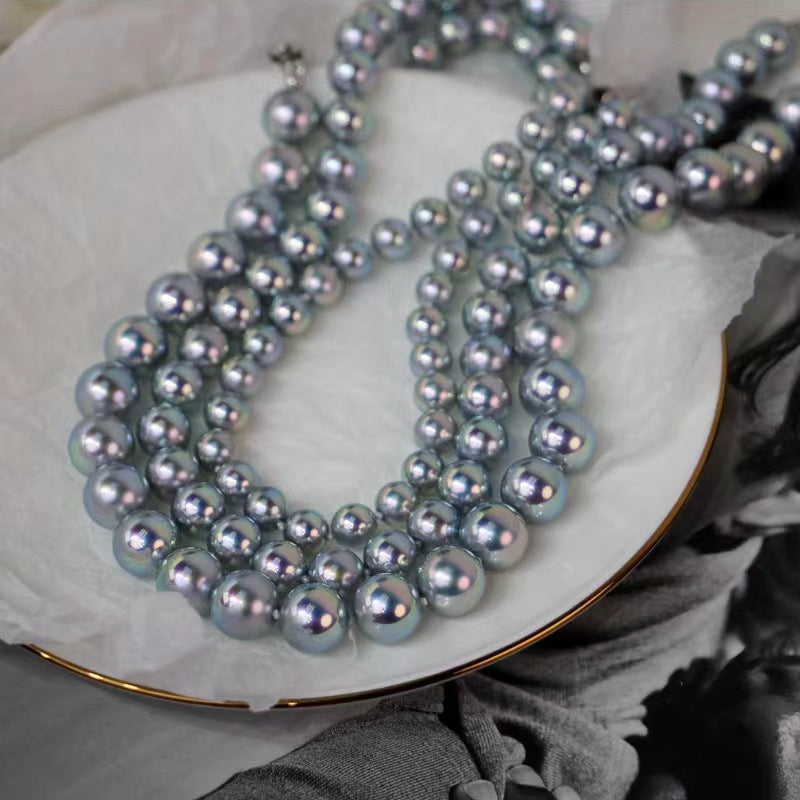 Style Sea Pearls Artificial Colorful Mabe Necklace