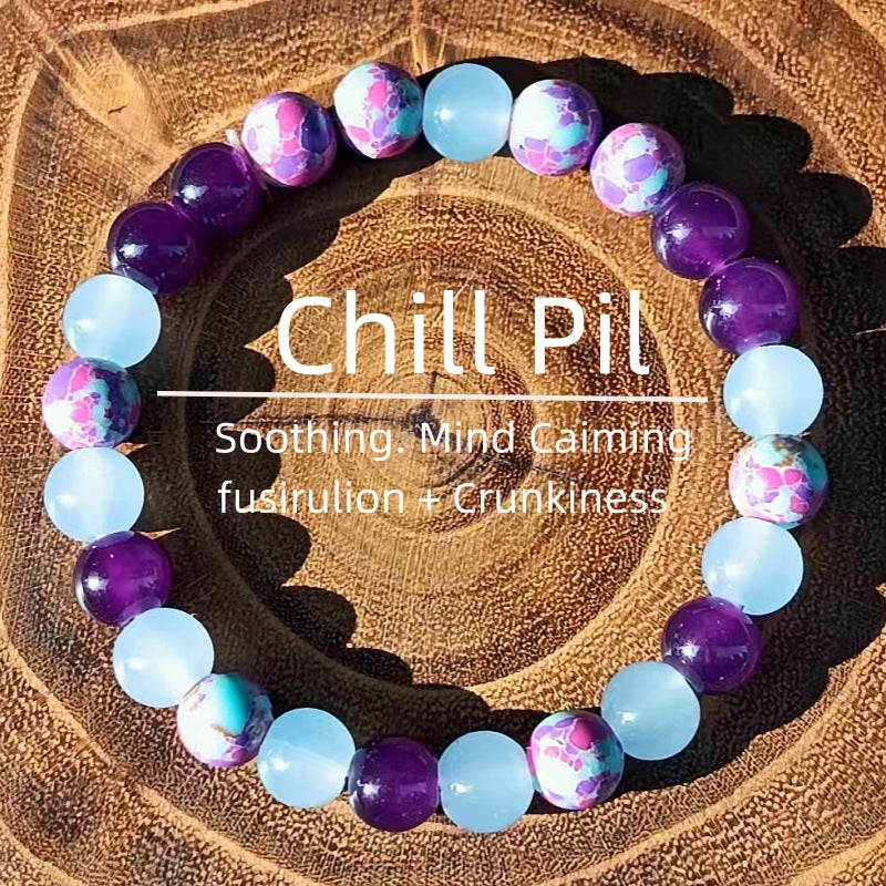 Glamorous Slouchy Attractive Natural Stone Crystal Bracelets