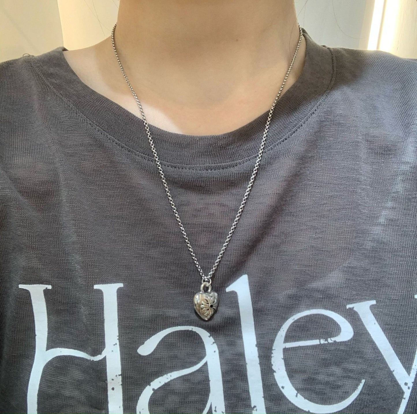 Dark Crock Heart Style Love Cross Hip Hop Sweet Necklaces