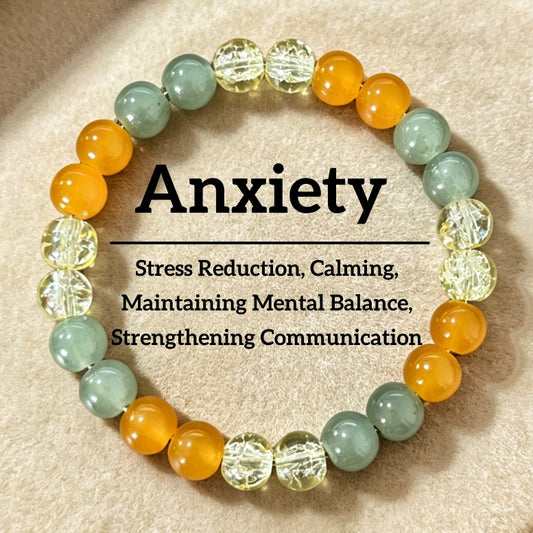 Xi Natural Crystal Stone Hot Flower Bracelets