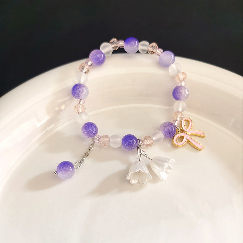 Style Lucky Fortune Handmade Beaded Female Girlfriends Bracelet