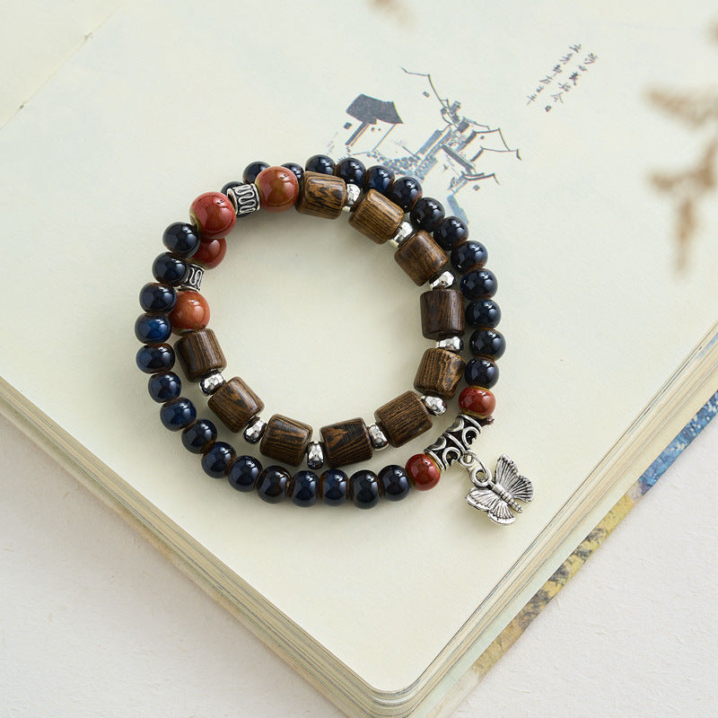 Chinese Natural Stone Porcelain Minimalist Female Bracelets