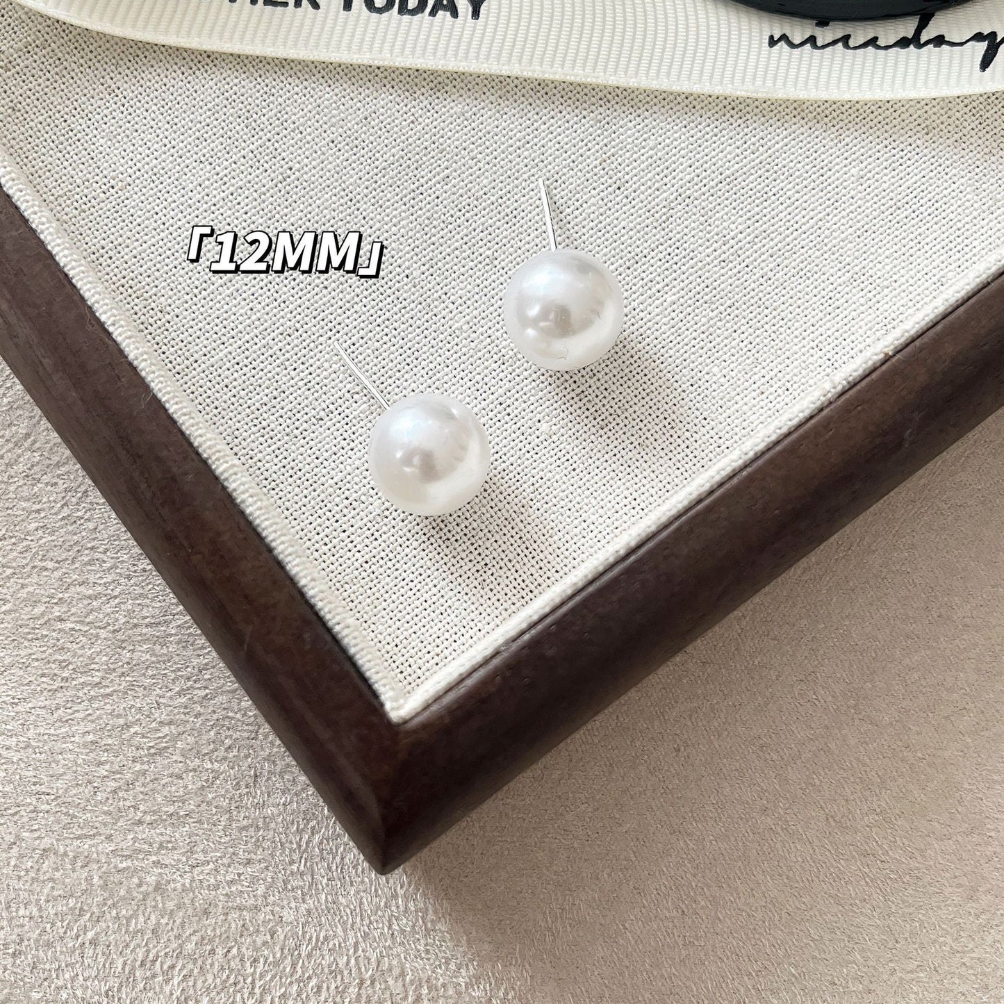 Women's Sier Fashion Minority Simple High-grade Pearl Stud Earrings