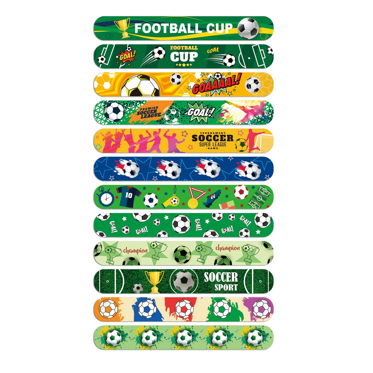 Children's Football Pop Cartoon Animation World Cup Champion Match Slap Party Bracelet