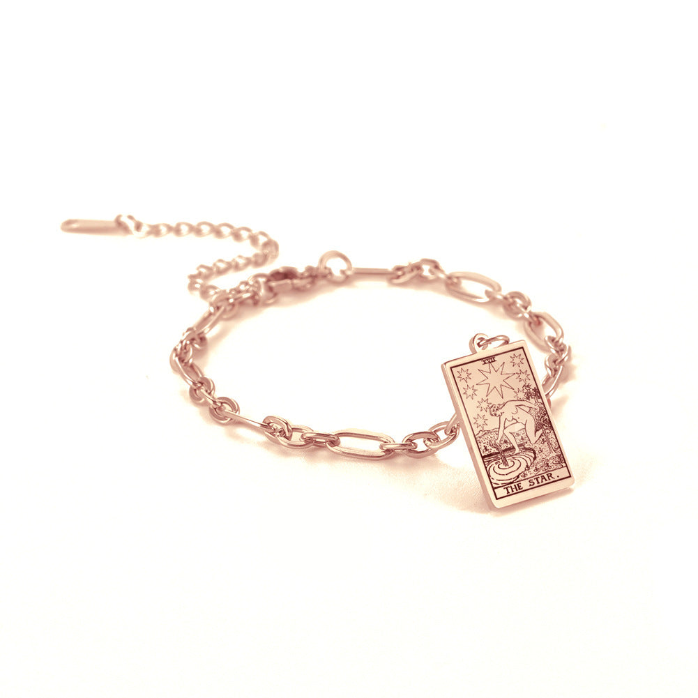 Twee Tarot Series Gold Sier Rose Bracelets