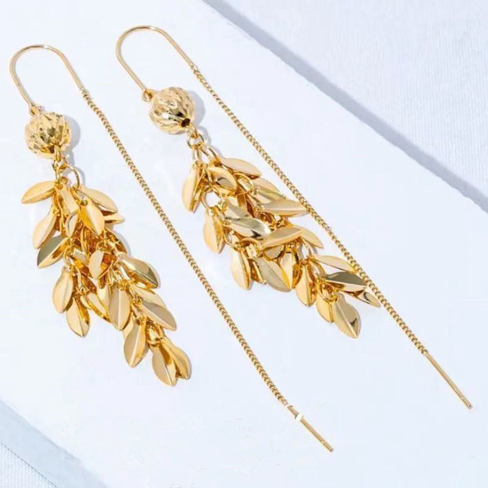 Tassel Female Fashionable Long Panicle Safe Earrings