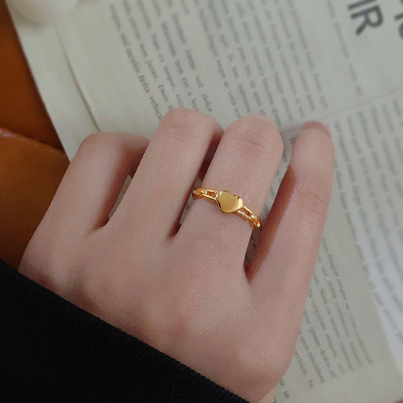 Women's Heart-shaped Design High-grade Simple Fashion French Bracelets