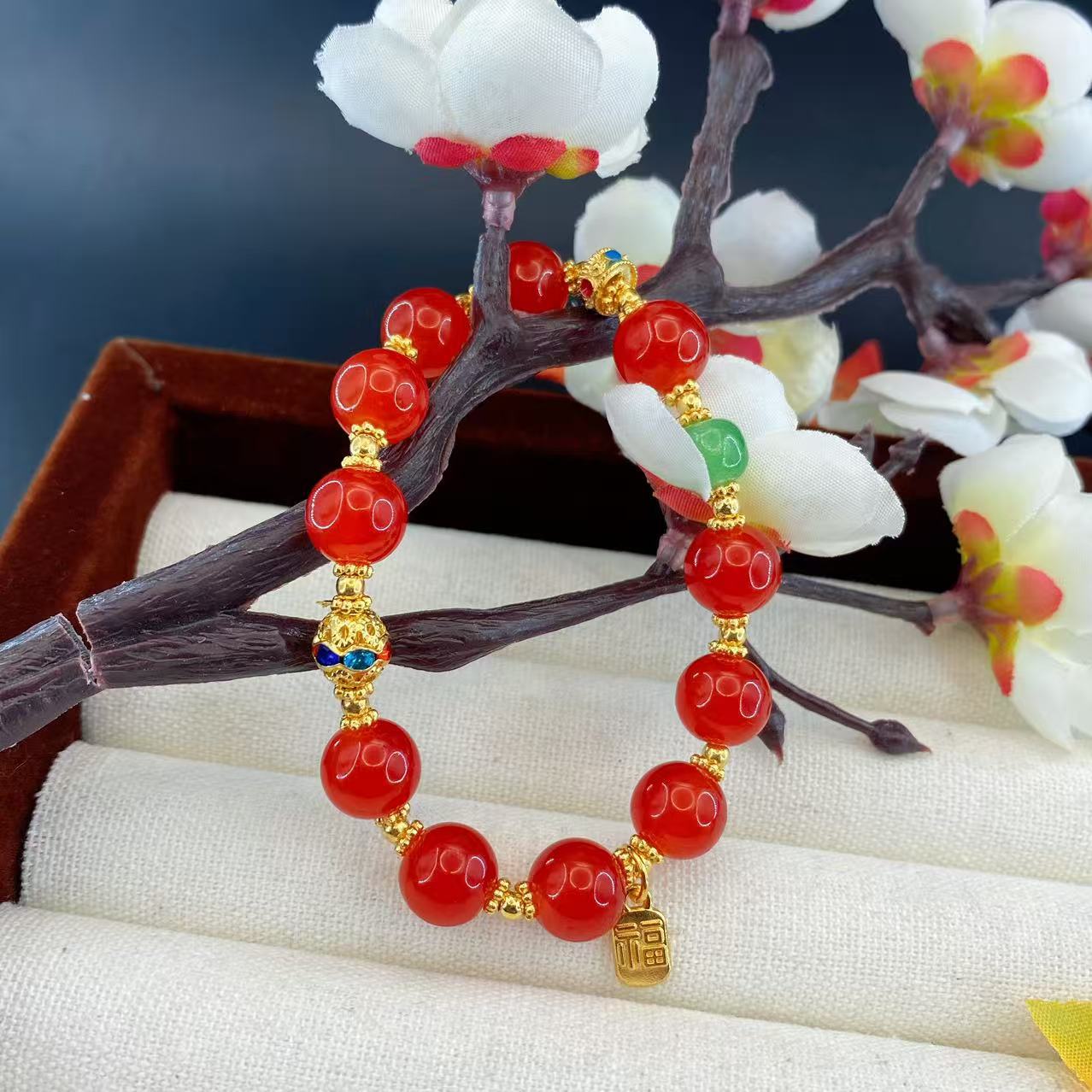 Oil Dripping Blessing Card Female Simple Personalized Light Bracelets