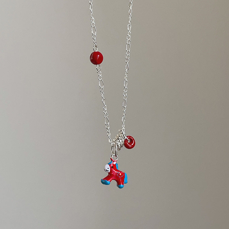 Love Pony Female Unique Trendy Wild Sweater Necklaces