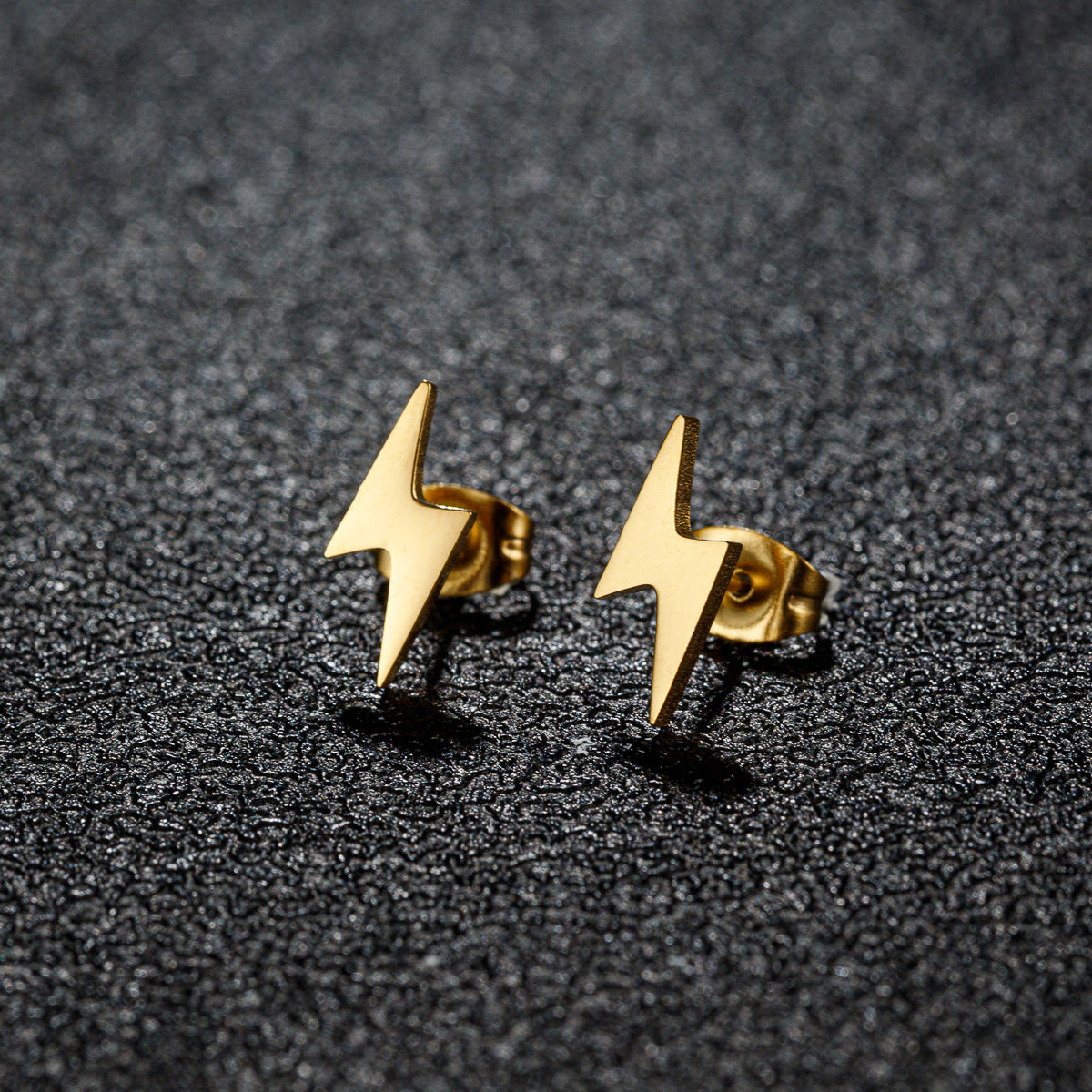 Women's Fashion Stainless Steel Personality Simple Style Bowknot Stud Earrings