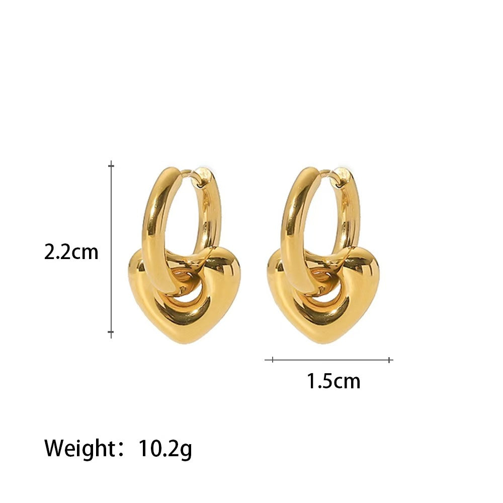 Women's High-grade Sense Special Interest Titanium Does Not Earrings