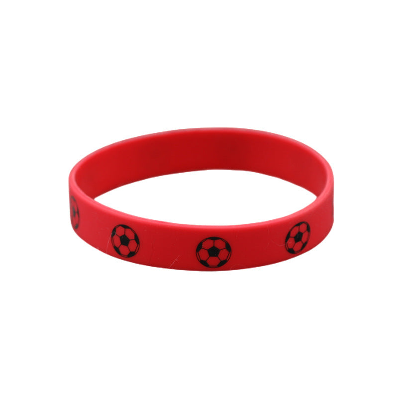 Football Silicone Fans Club Commemorative Gift Bracelets