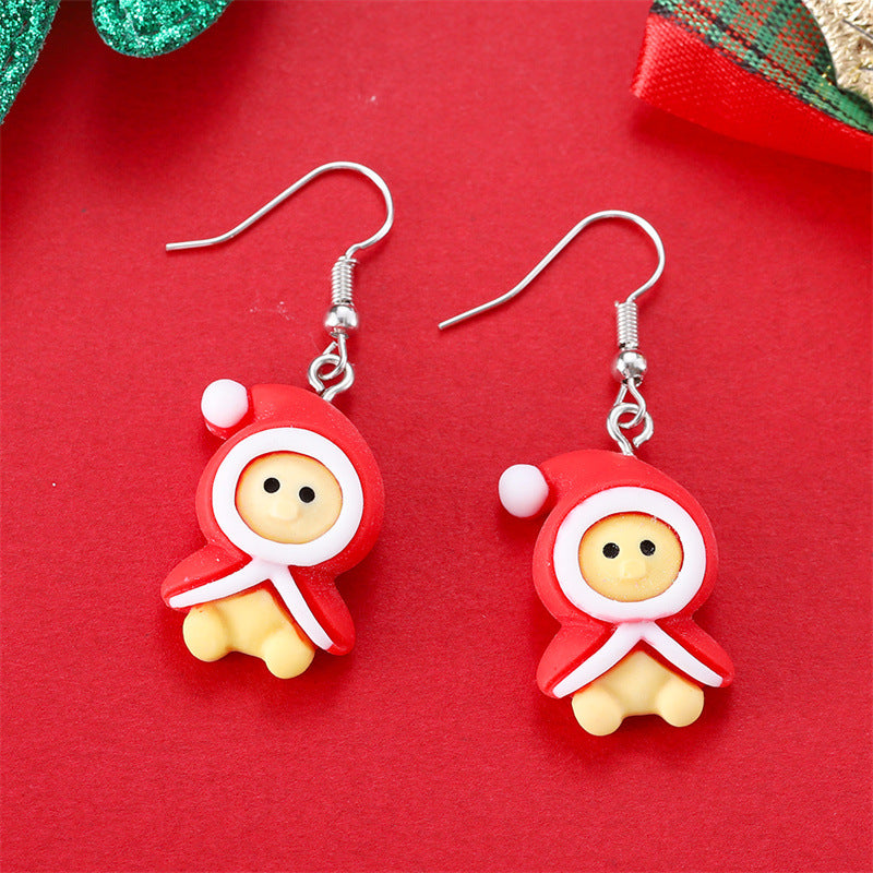 Creative Christmas Series Cute Fashion Exquisite Earrings