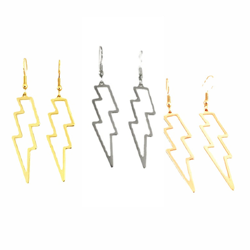 Women's Geometric Lightning For Temperamental Popular Fashion Earrings