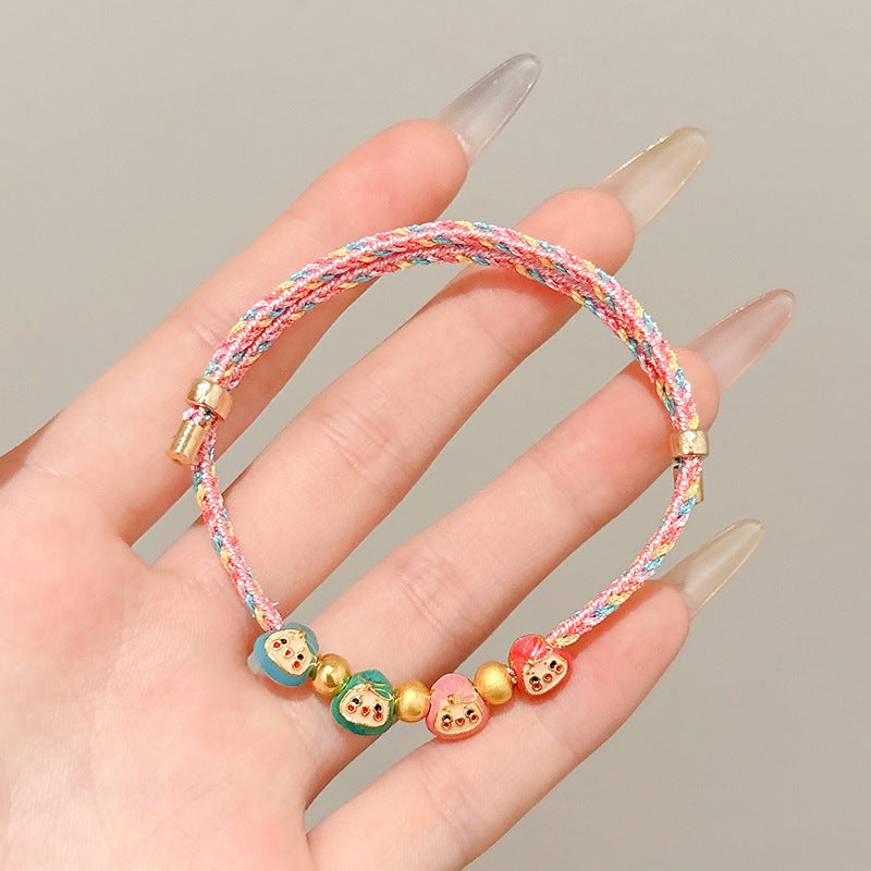 Boat Festival Carrying Strap Colorful Rope Wind Hand-woven Bracelet