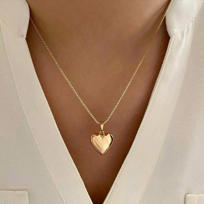Peach Heart Suit Jewelry High-grade Versatile Necklaces