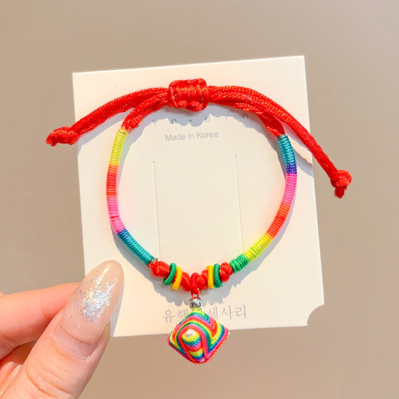 Boat Festival Carrying Strap Colorful Rope Wind Hand-woven Bracelet