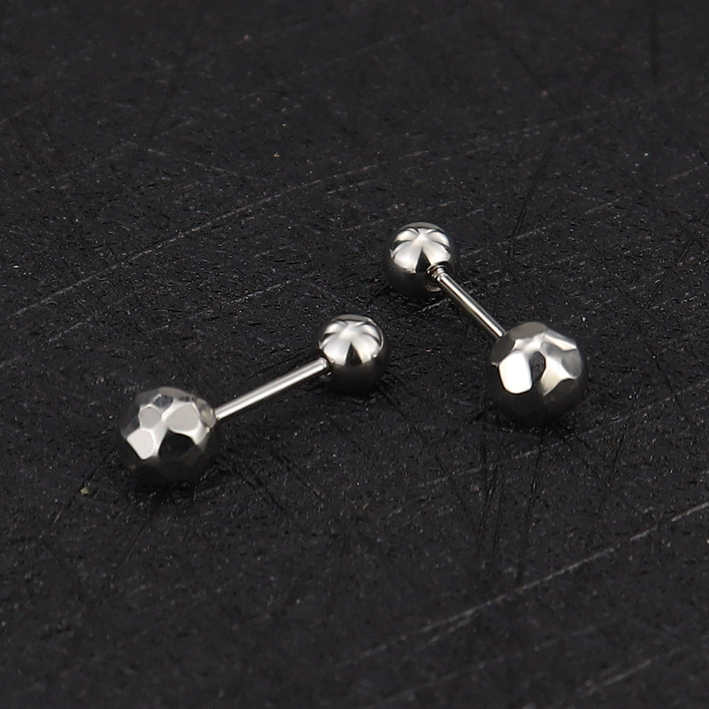 Stainless Steel Ear Bone Nail Mini Piercing Screw Rings