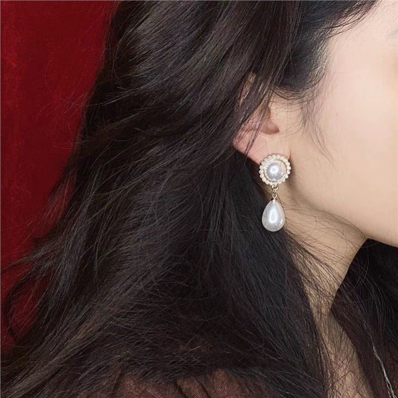Women's Palace Style Elegant Sunflower Korean Simple Temperamental Earrings