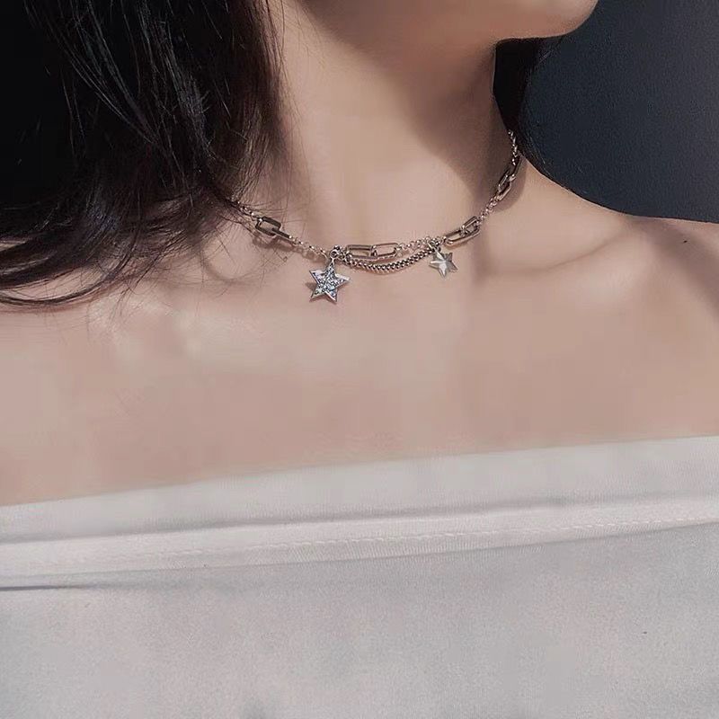 Cool Super Gas Seaside With Skirt Niche Gentle Design Sense Necklace