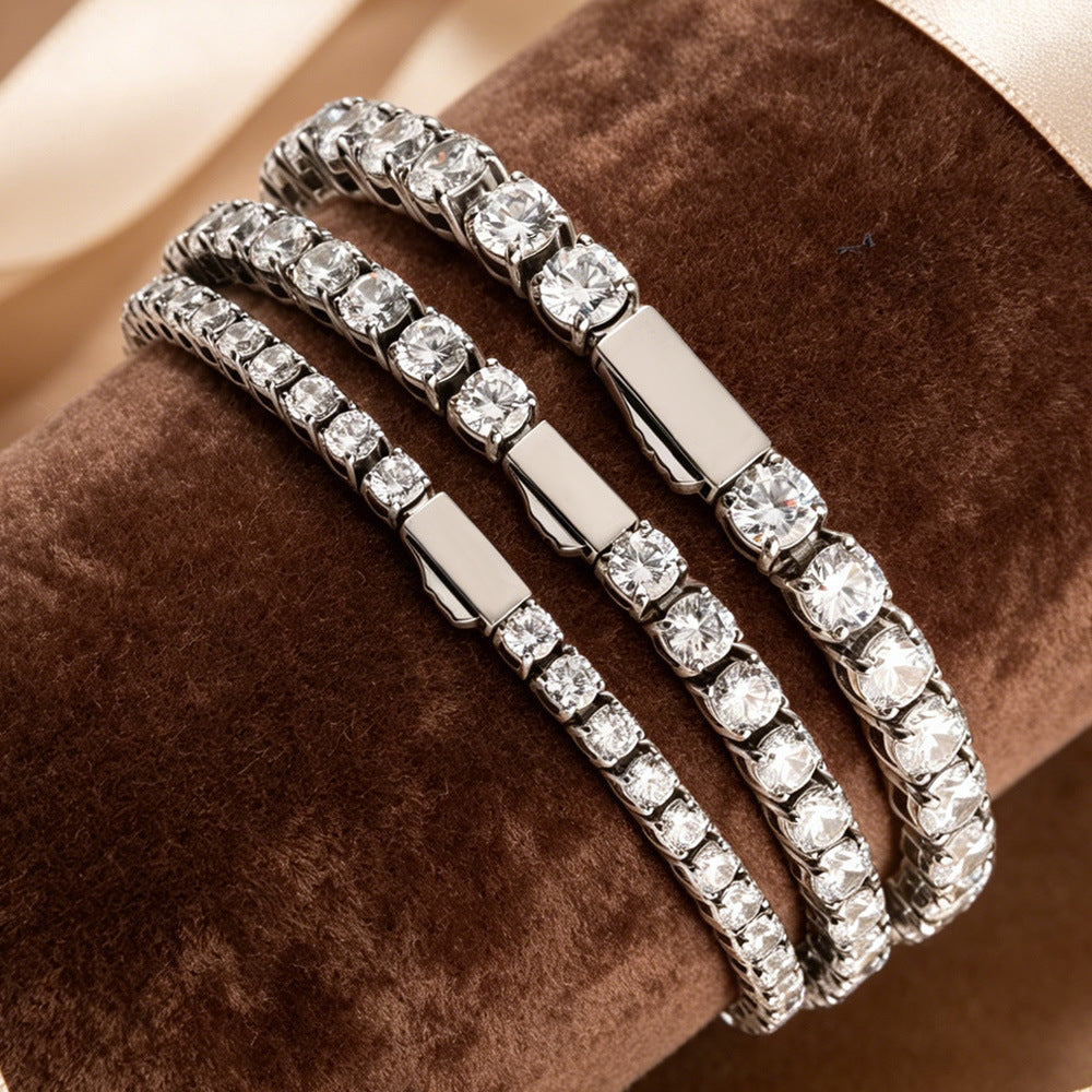 Women's & Men's Chain Fashion Hip Hop Stainless Steel Bracelets