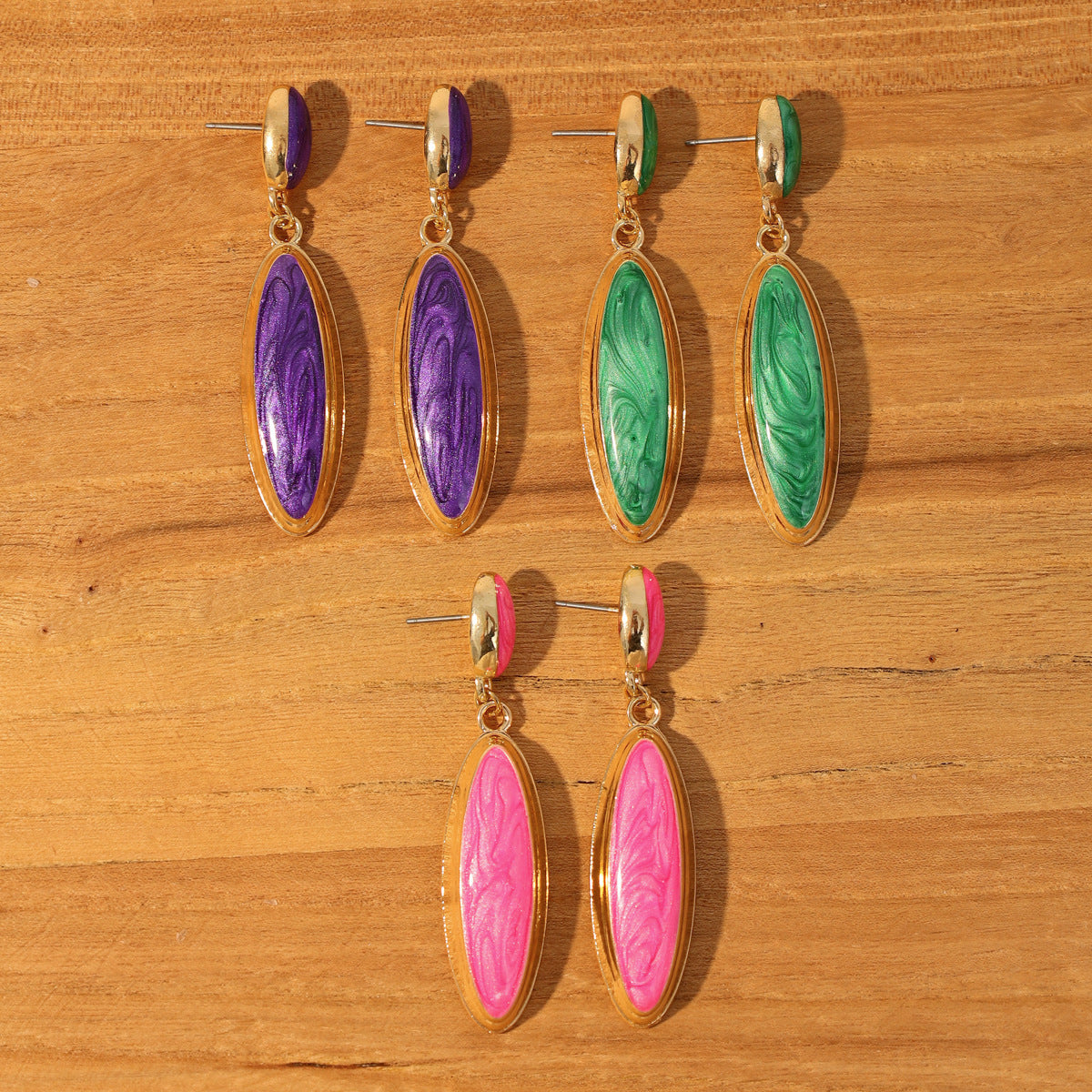 Exquisite Long Eardrops Simple Fashion Metal Earrings