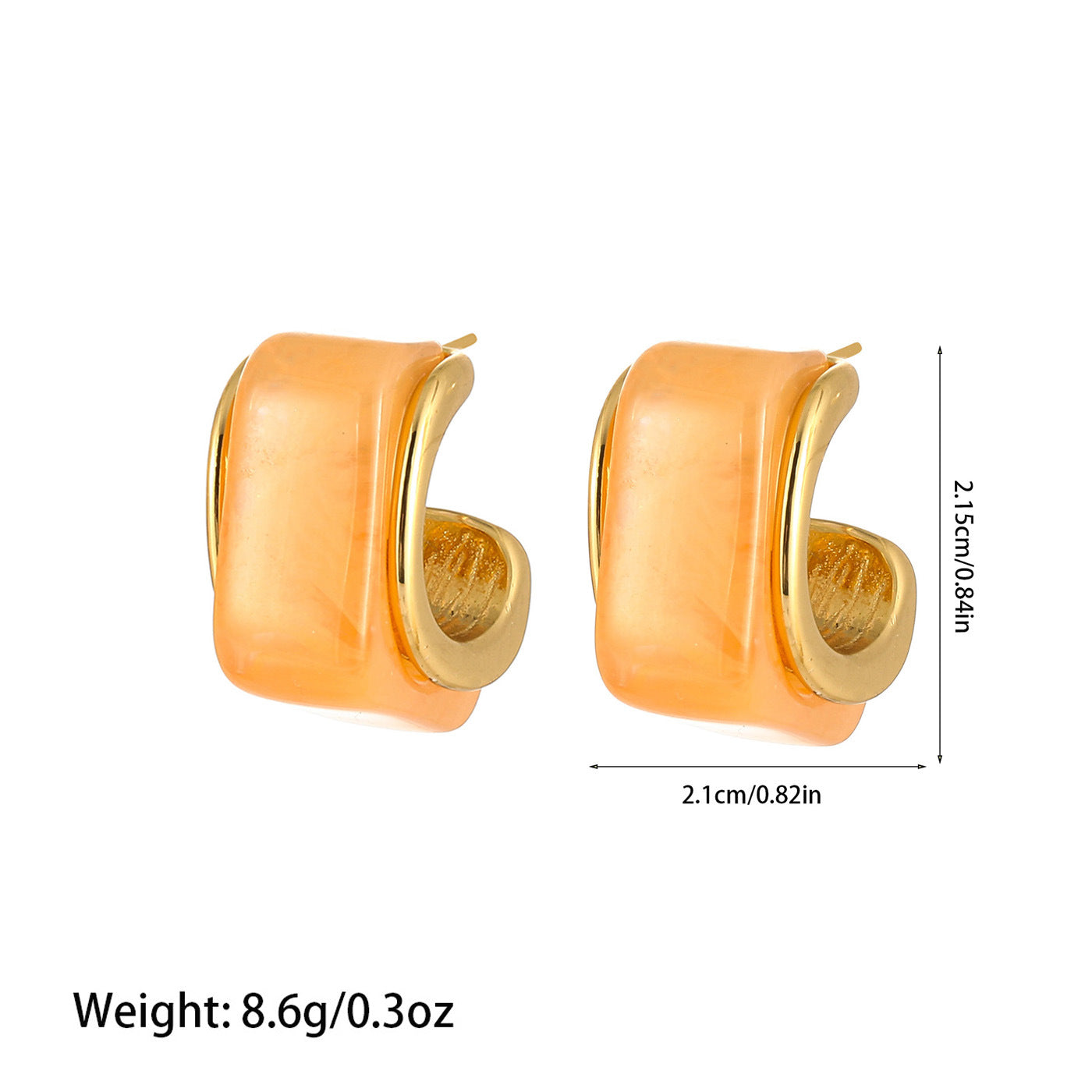 Women's Titanium Steel Fashion Temperament Commute High-grade Earrings