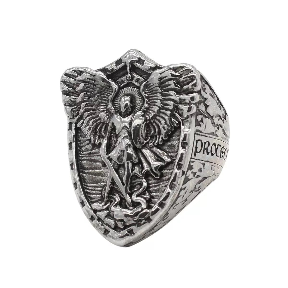 Men's Retro Personality Angel God Of War Wings Ring