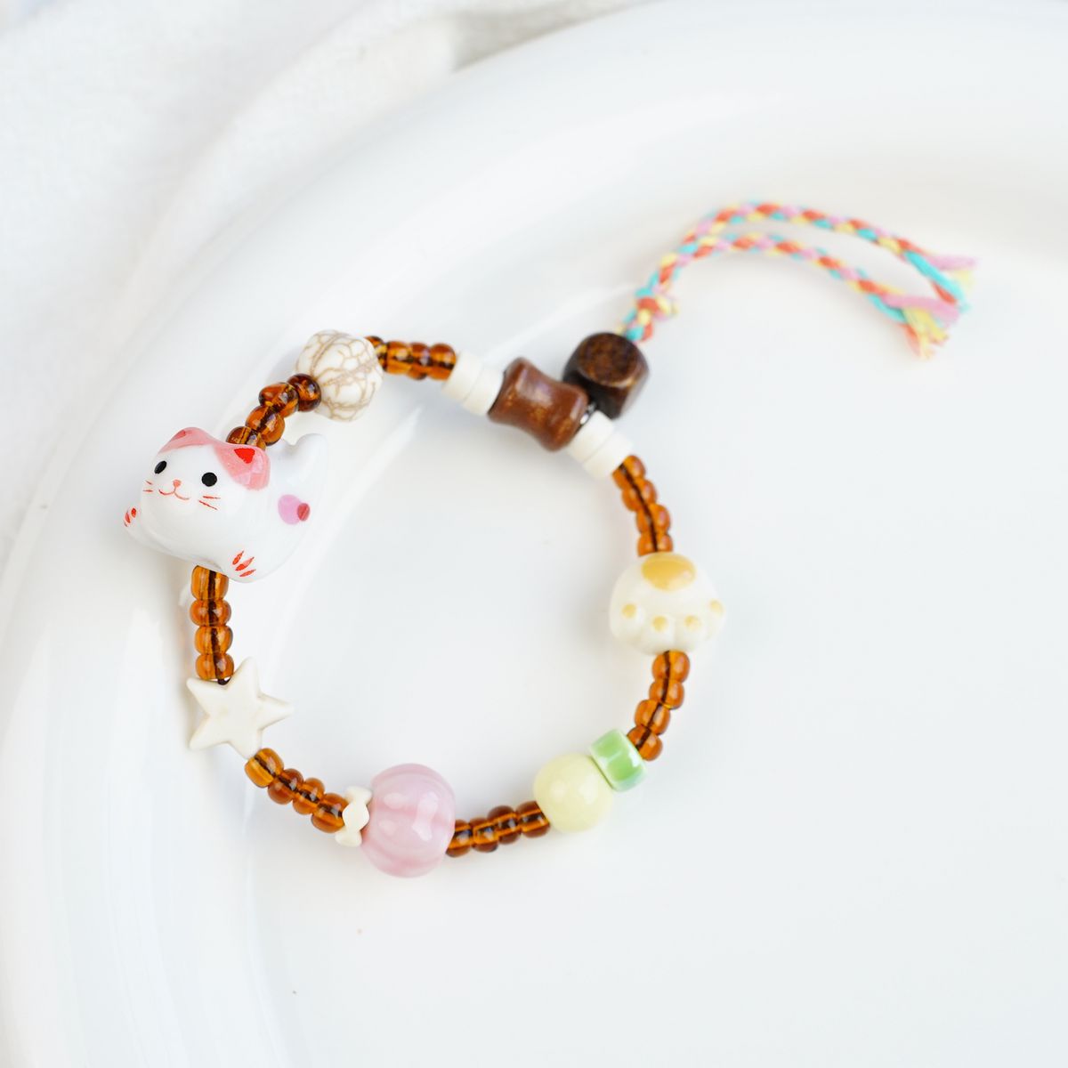 Lucky Cat Girlfriends Cute Couple Animal Premium Bracelet