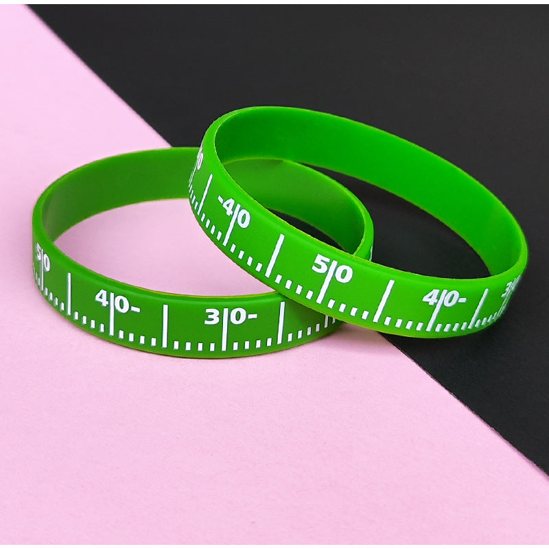 Silicone Activity Prize Queuing Group Lettering Printing Pattern Bracelets