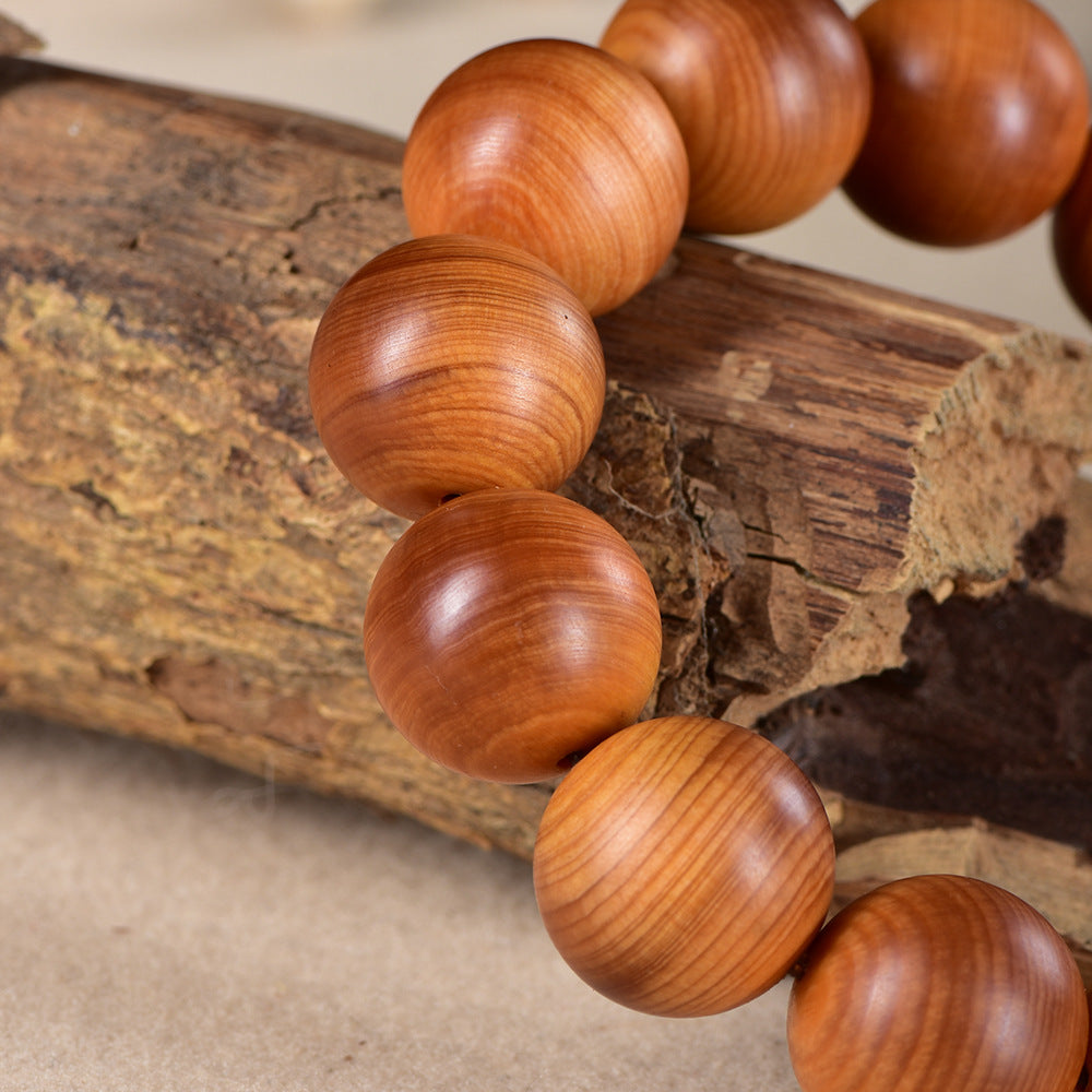 Materials Thuja Wooden Male Gao An Oil Pan Playing Buddha Bracelet