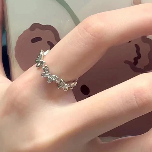 Minority Simple Design Super Flash Gentle Cold Ring