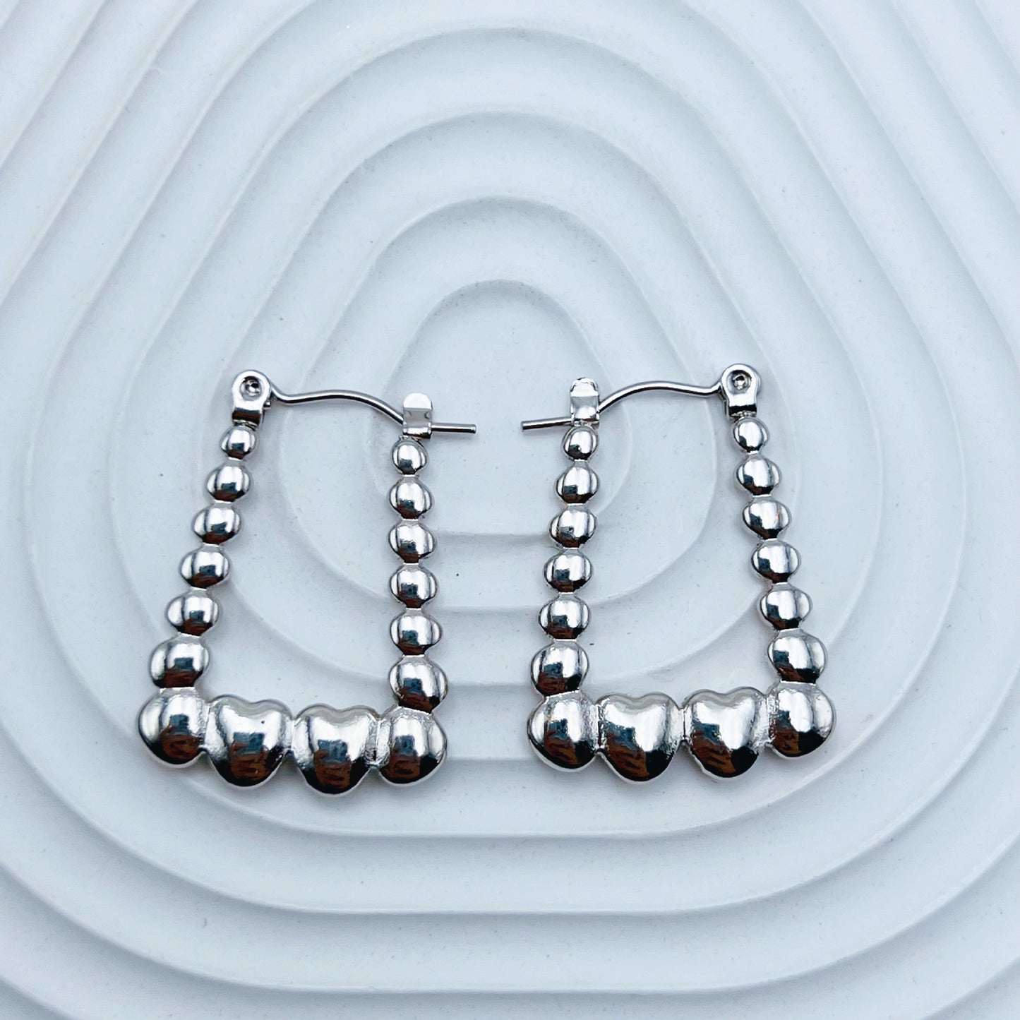 Irregular Stainless Steel Do Not Fade Ear Earrings