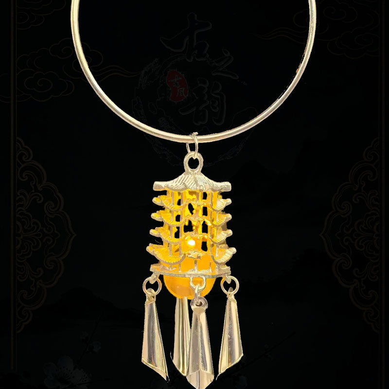 Chinese Ancient Rhyme National Style Luminous Exquisite With Light Antique Bracelets